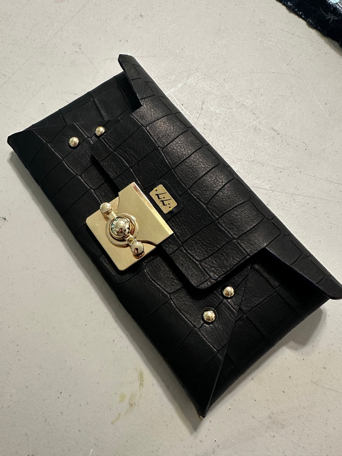 Noir Mosaic Clutch - Available by Request