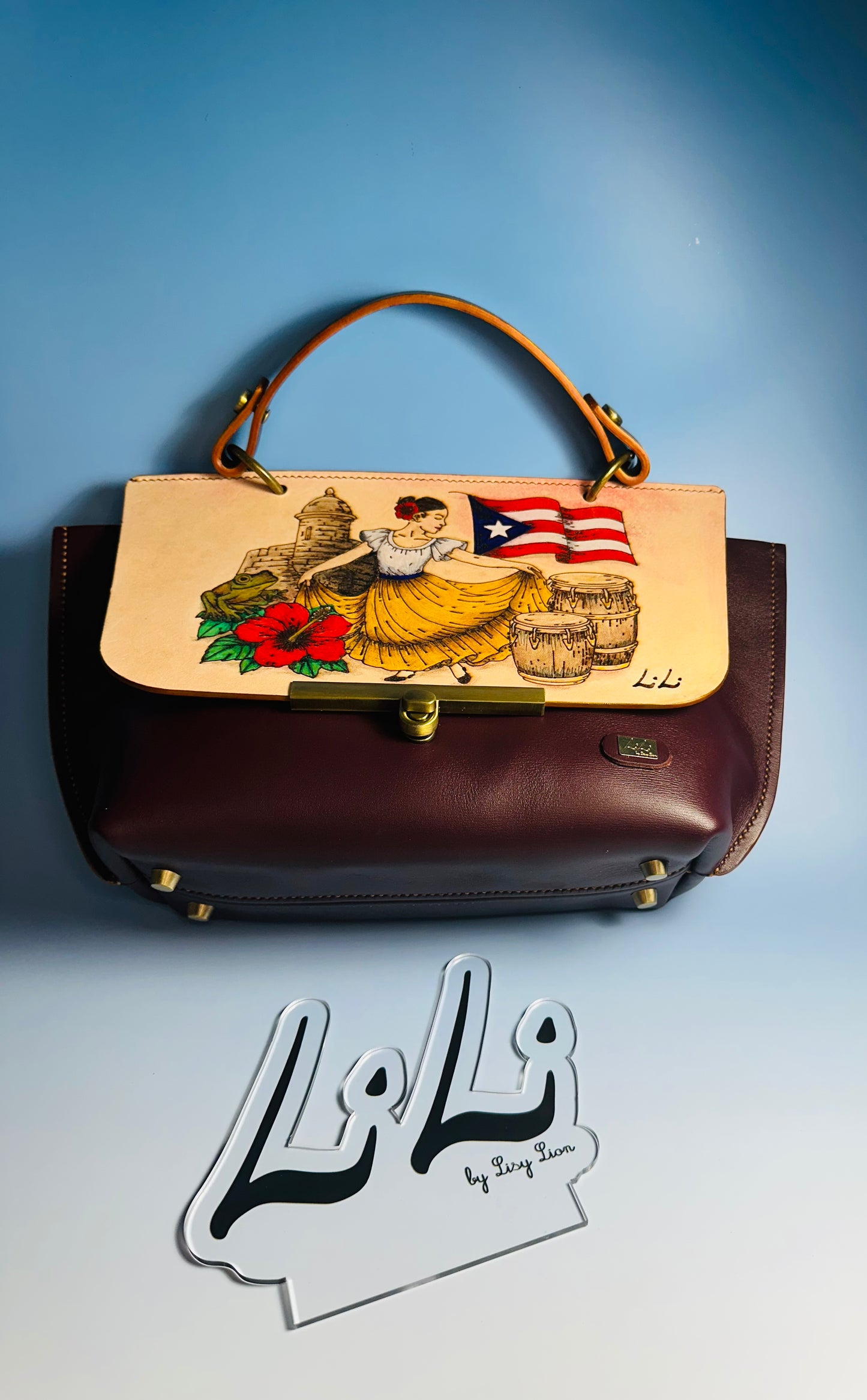 Alma Boricua - Hand Painted Artisan Bag