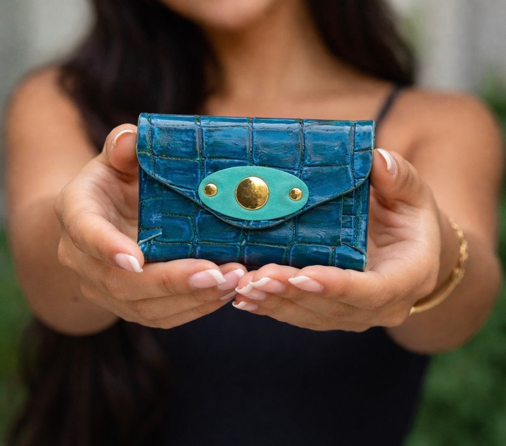 Blue Noelle Cardholder