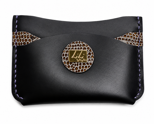 Noir Sculpté Cardholder